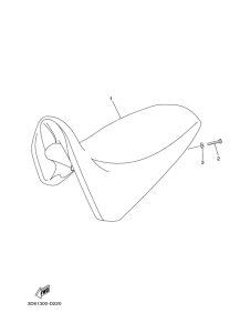 XT125R Сиденье