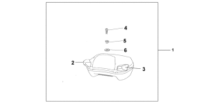 ST1300 Pillion arm rest set