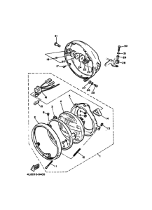 XJ650S Headlight assy