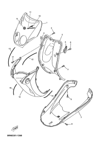 YN50 Ветровое стекло