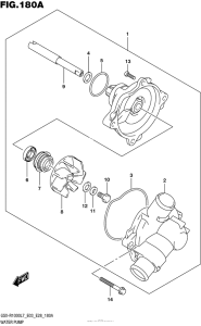 GSX-R1000 Водяной насос