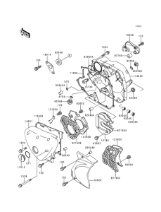 BJ250 Крышки двигателя