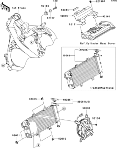 EX650 Радиатор