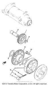 XS850SH Муфта стартера