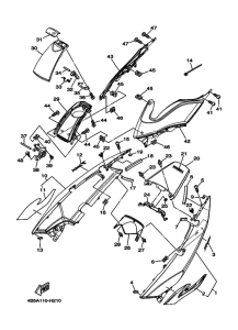 XP500 XP500Y Боковая крышка
