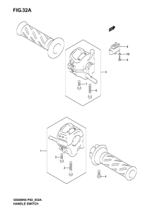 GS500 Рулевой переключатель