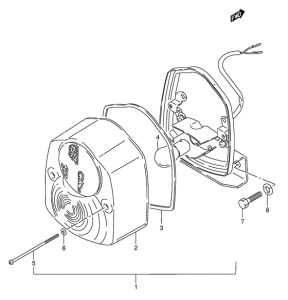 FZ50 Задний комбинированный сигнал