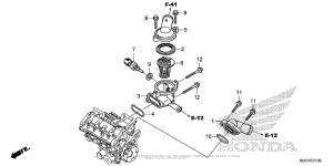 CBR600RR (ABS) Термостат