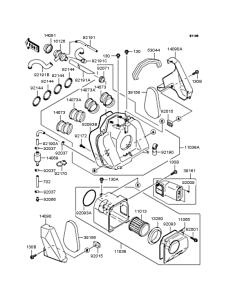 ZR400 Воздушный фильтр