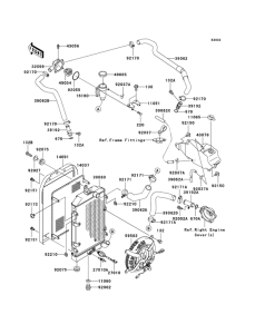 VN1600 Радиатор