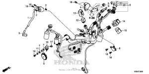 MSX125 Жгут проводов