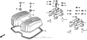 CM250 Крышка головки цилиндров