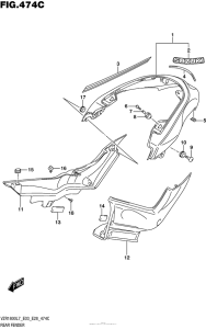 VZR1800 Rear Fender (For Bbd) (Vzr1800Bzl7 E03)