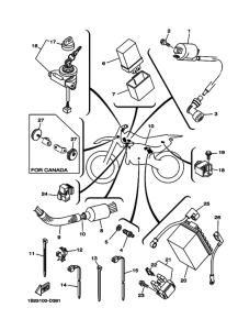 TTR125E Equipo electrico