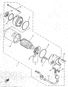 SR250 Стартер
