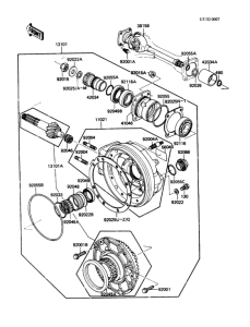 ZN1300 Drive shaft / final gear(1 / 2)
