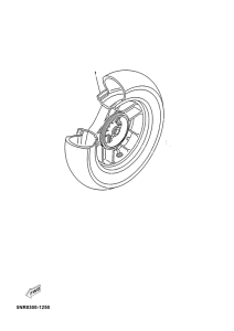 YP125E Переднее колесо