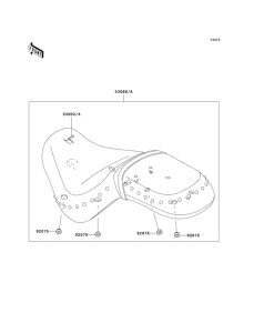 VN900 Сиденье