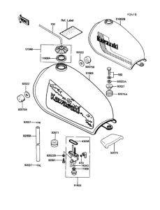 KE100 Топливный бак