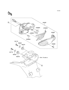 AN112 Taillight unit ass`y