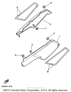 DT50L Боковые обтекатели