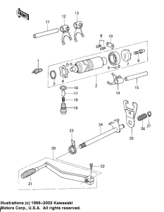 KZ200 Переключатель передач