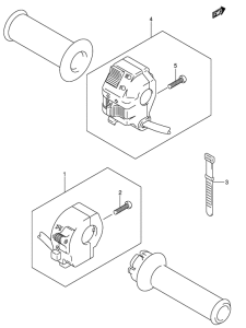 DR-Z400 Рулевой переключатель