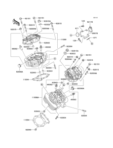 VN1500 Головка цилиндров