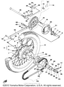 RD200C Переднее колесо