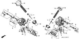 XRV750 Carburetor assy