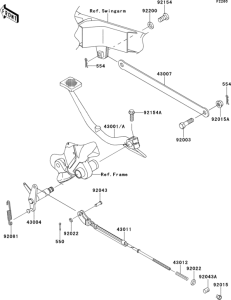 EJ800 Педаль тормоза