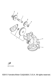 XVZ1300AM Масляный насос