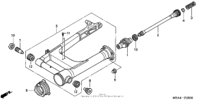VTX1300S Маятник