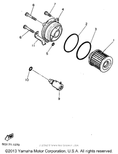 XV750G Масляный фильтр