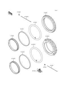 KDX125 Покрышки