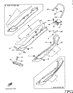 RD350LC Боковые обтекатели