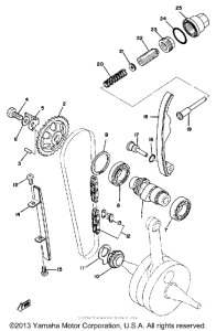 XT500G Camshaft - chain