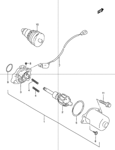 TR50 Стартерный мотор
