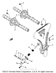 XS1100LH Camshaft-chain