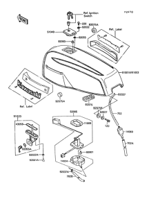 ZG1300 Топливный бак