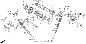 XR600R Распределительный вал