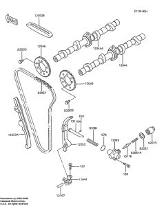 ZX600 Распредвал