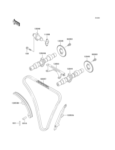 ER500 Распред вал