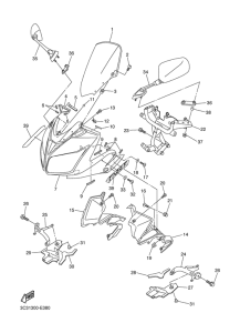FZ1-S Обтекатель 1