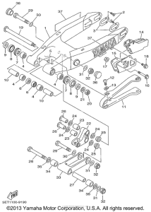 YZ125L1 Бугель