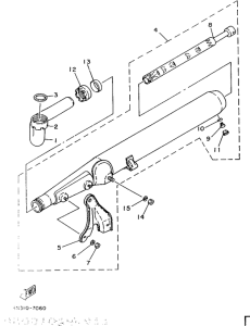 YB100 Выхлопная система