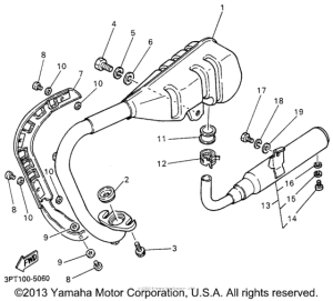 PW50H1 Выхлопная система