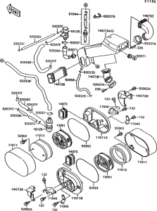 VN1500 Air cleaner(1 / 2)