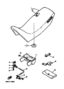 TDR250 TDR250A Пружина