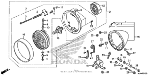 VT750CA Headlight (1)